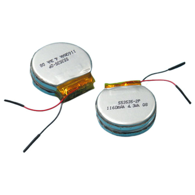 باتری 1160 میلی آمپر ساعتی LiPo 3.7 ولتی لیتیوم پلیمری 1S2P