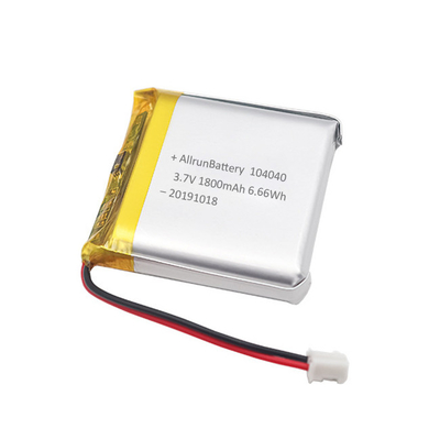 باتری لیتیوم پزشکی قابل شارژ سفارشی LiPo 3.7 V 1800mAh