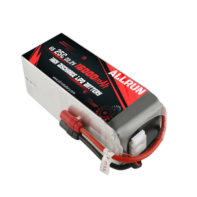 بسته باتری LiPo با تخلیه بالا 25C 22.2V 6S 16000mAh