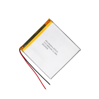 باتری مربعی قابل شارژ لیتیوم یون پلیمری 3.7 V 3000mah باتری LiPo