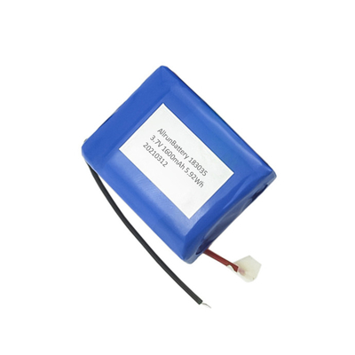 بسته باتری لیتیوم سفارشی 183035 باتری لیتیوم یونی 3.7 V 1600mah